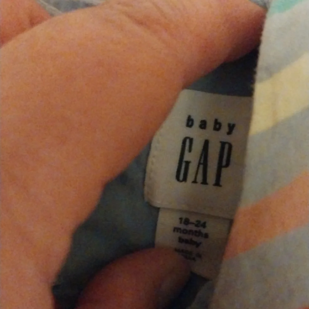 Baby Gap Ruffle Stripe top 18-24 month